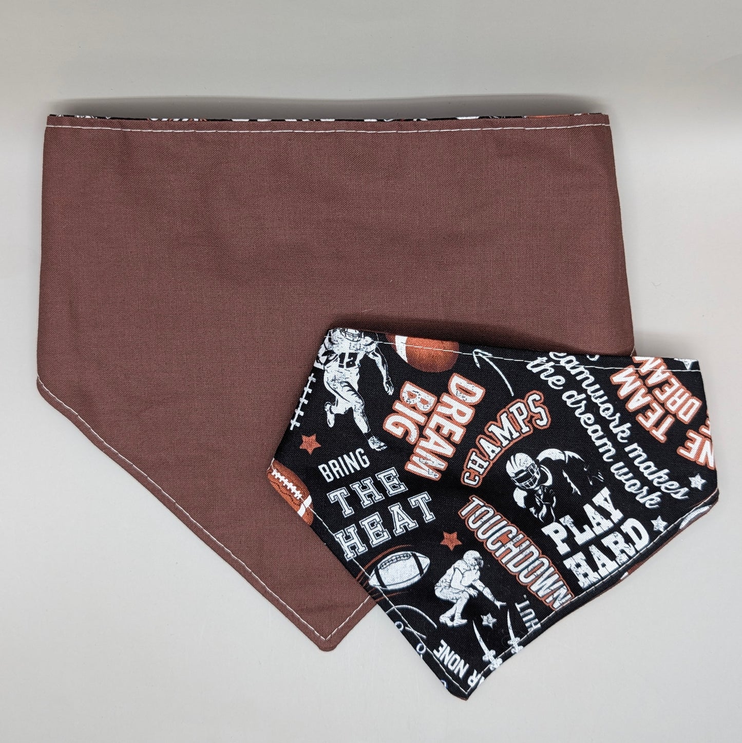 Scrunchie Bandanas (single side)- Football Words