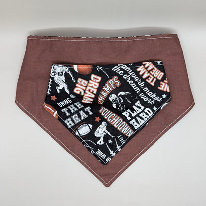 Scrunchie Bandanas (single side)- Football Words