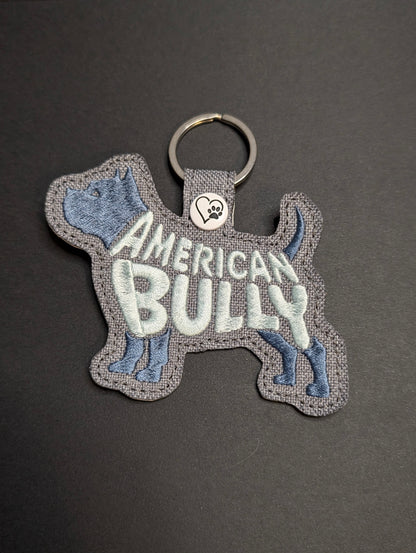 Dog Breed Keychains - American Bully
