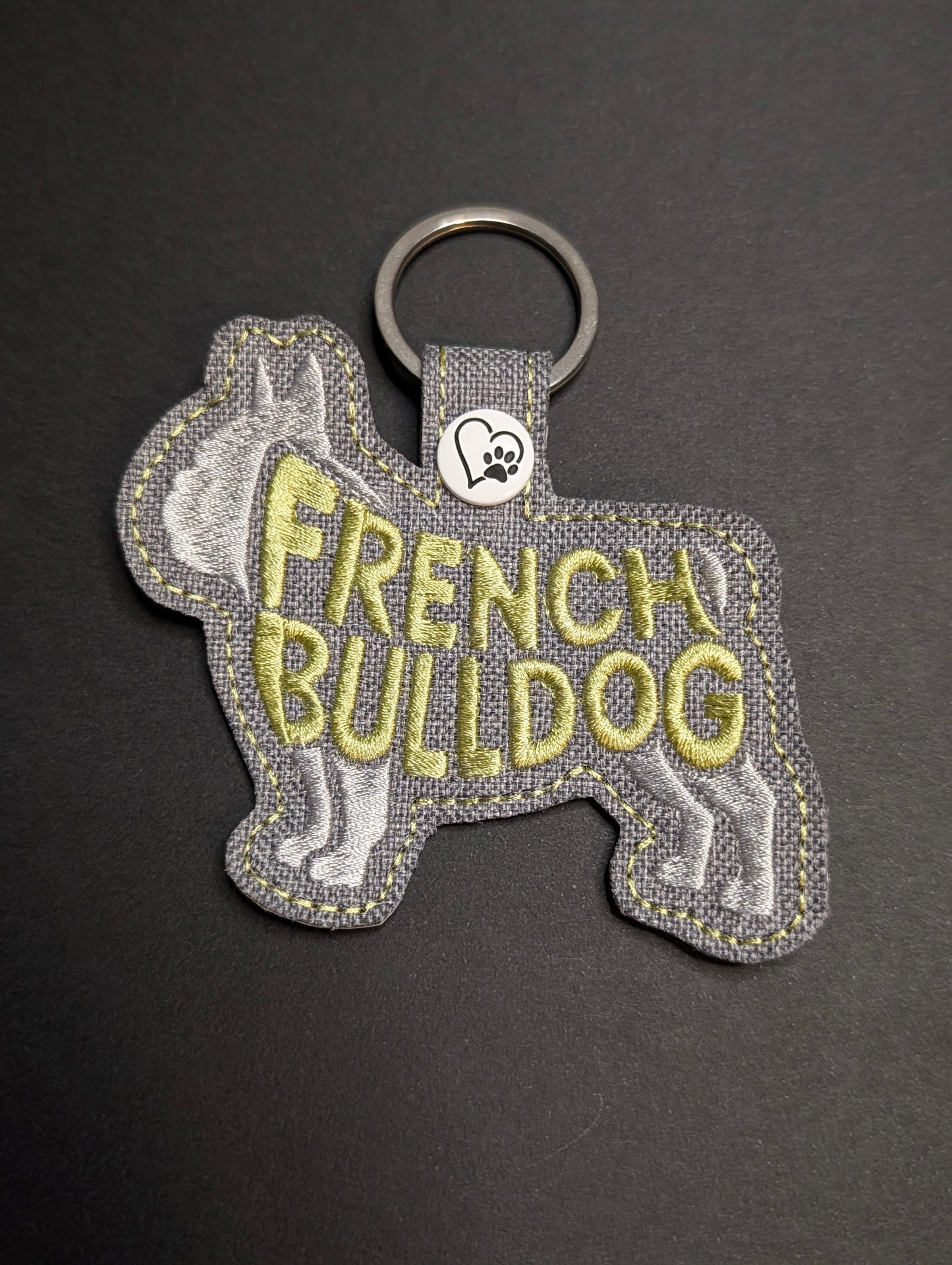 Dog Breed Keychains - French Bulldog