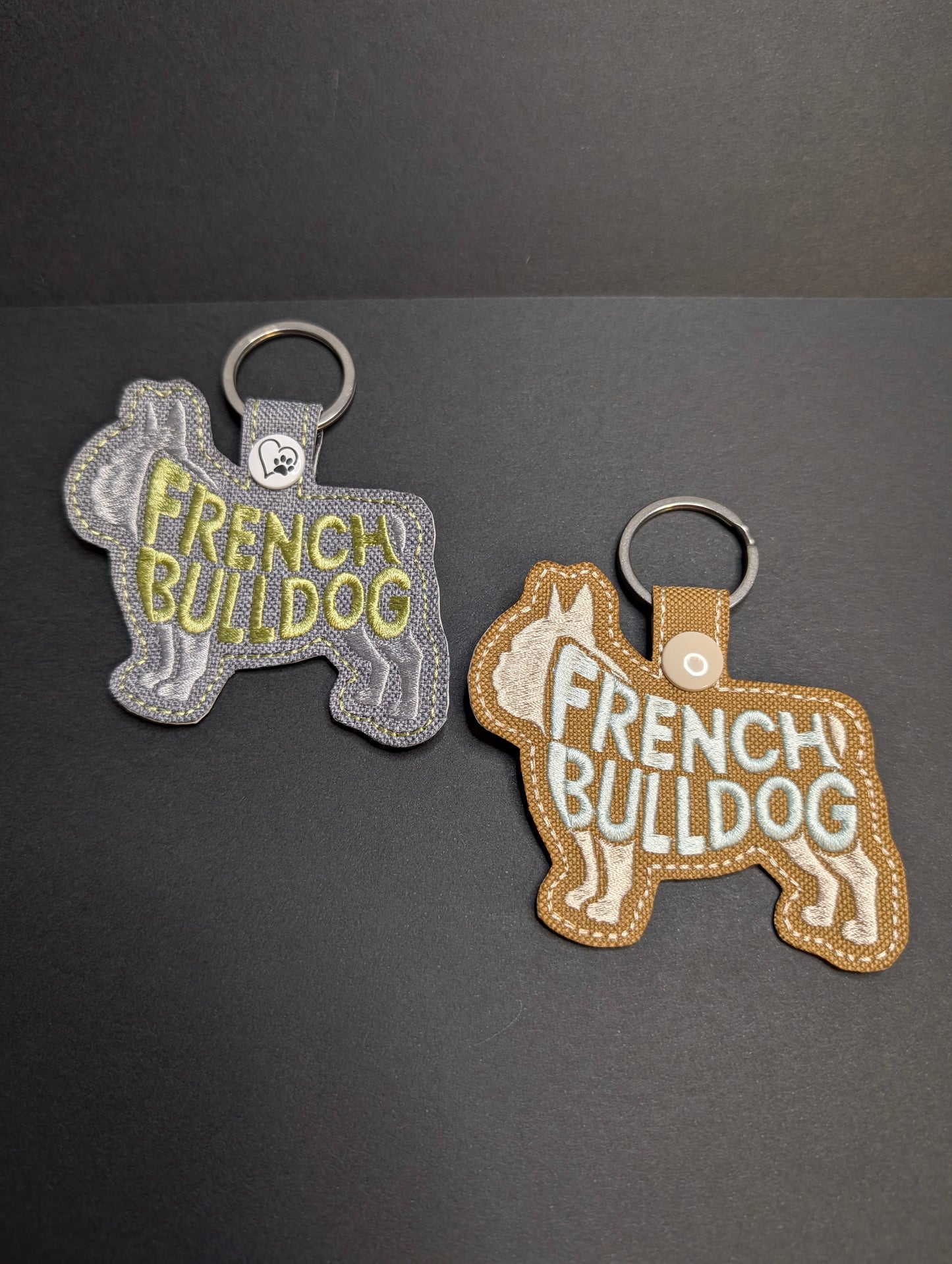 Dog Breed Keychains - French Bulldog