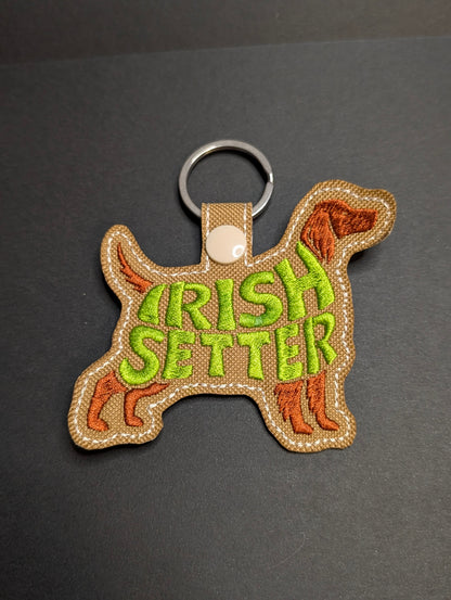 Dog Breed Keychains - Irish Setter