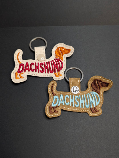 Dog Breed Keychains - Dachshund