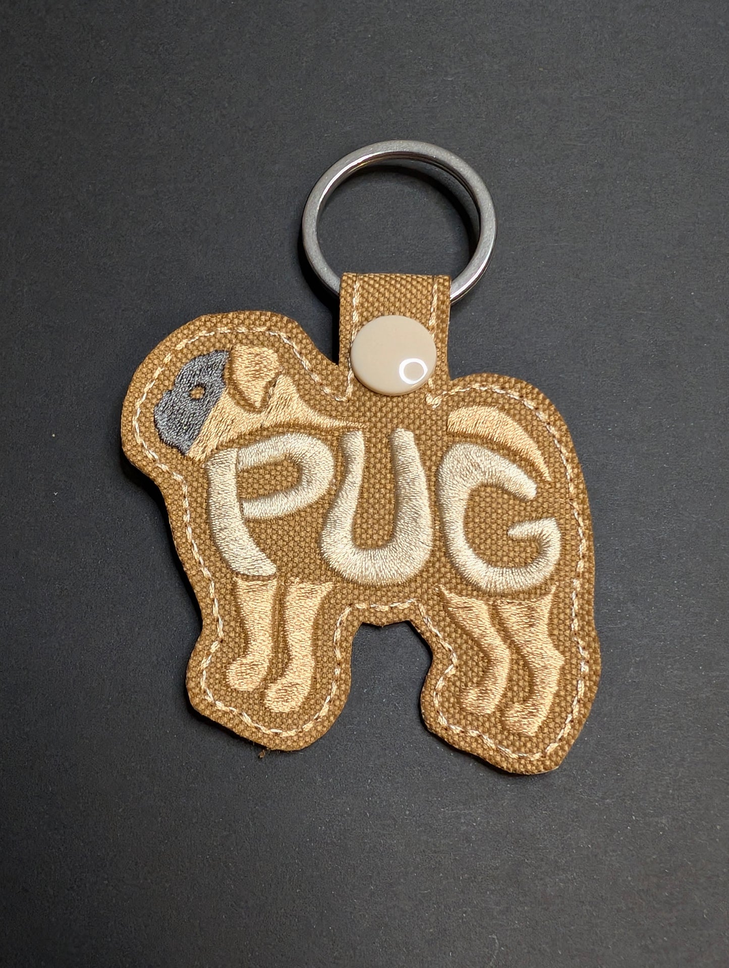 Dog Breed Keychain - Pug
