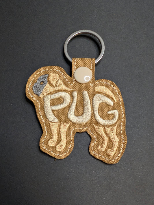 Dog Breed Keychains - Pug