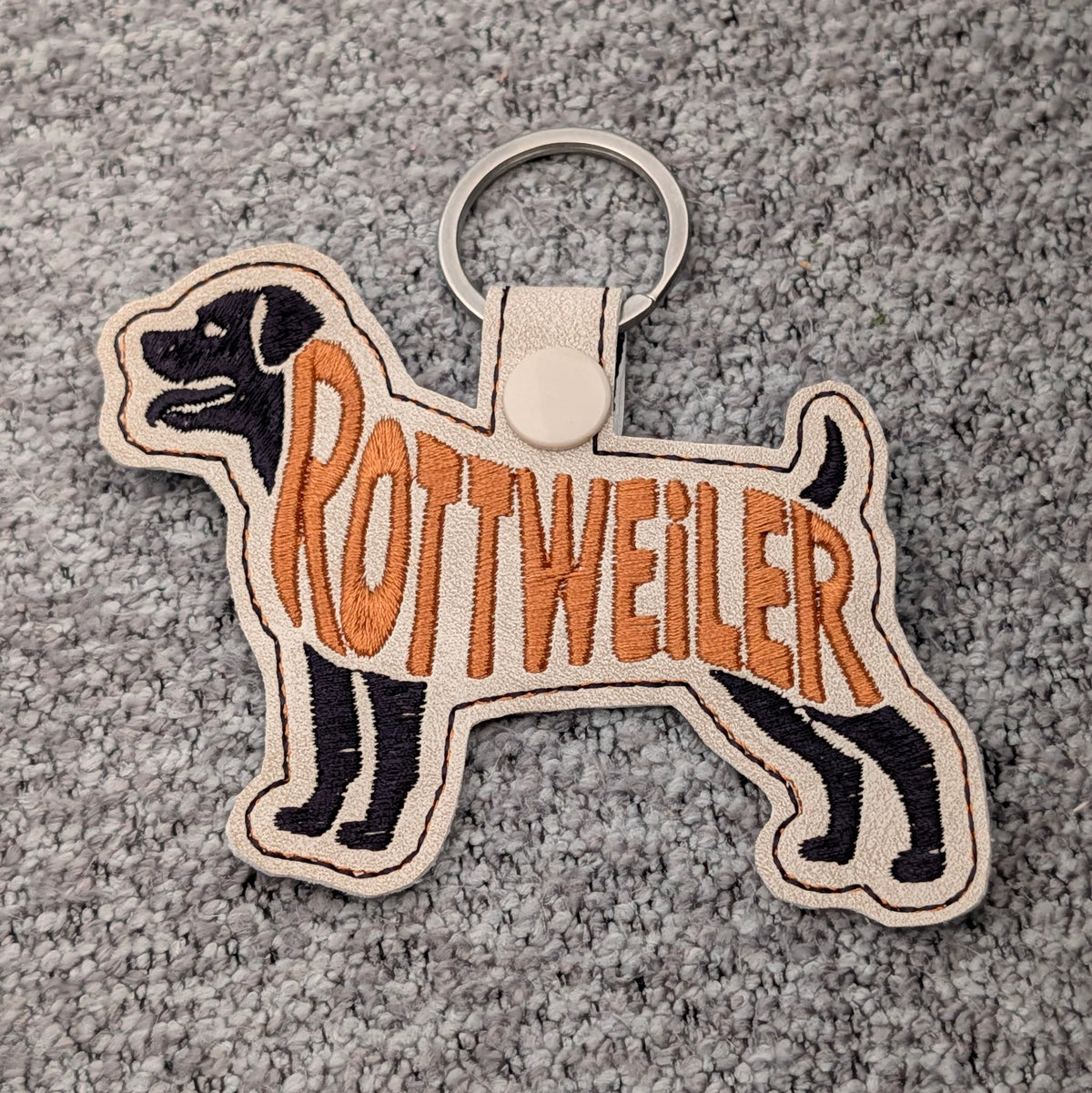 Dog Breed Keychains - Rottweiler