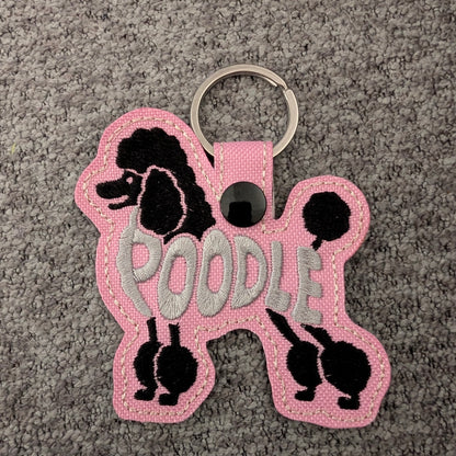 Dog Breed Keychains - Poodle
