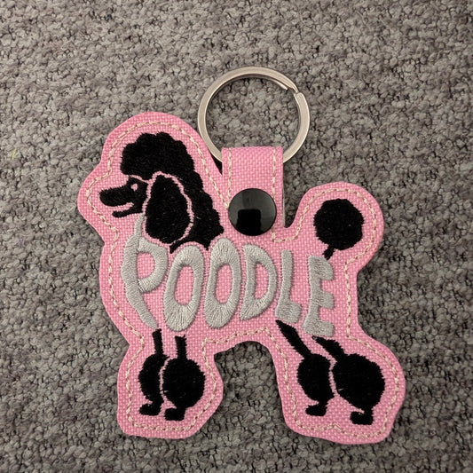 Dog Breed Keychains - Poodle