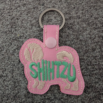 Dog Breed Keychains - Shih tzu