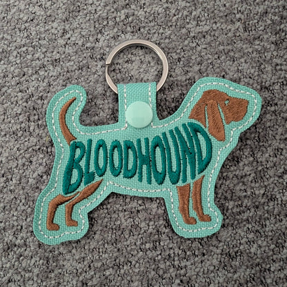 Dog Breed Keychains - Bloodhound