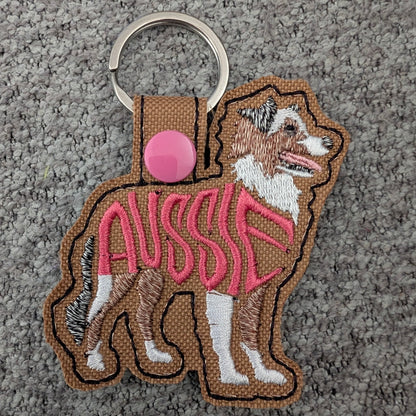 Dog Breed Keychains - Aussie