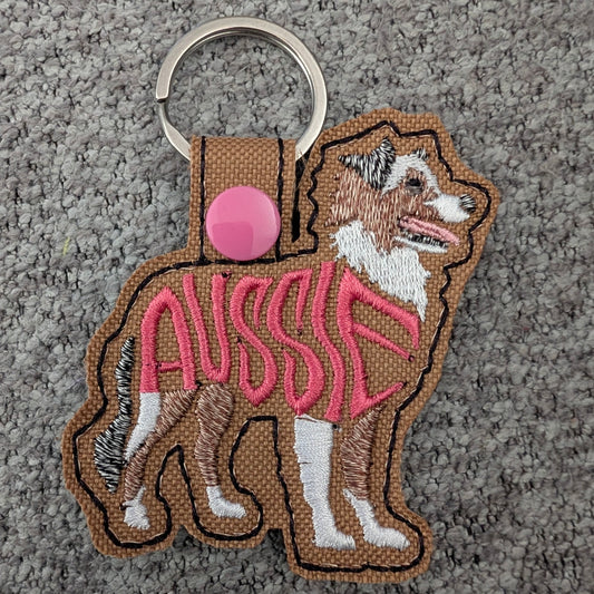 Dog Breed Keychains - Aussie