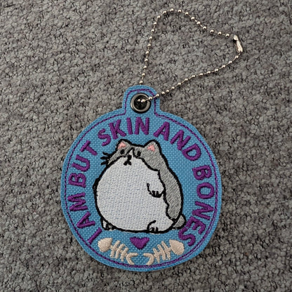 Skin and Bones Cat - Keychains