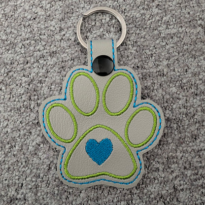 Heart Paw- Keychains
