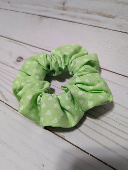 Mini Hearts Hair Scrunchie