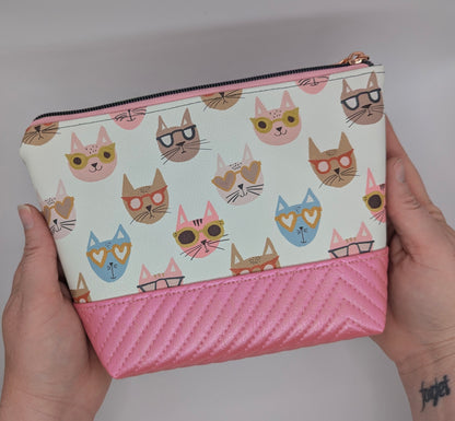 Cool Cats Zipper Bag