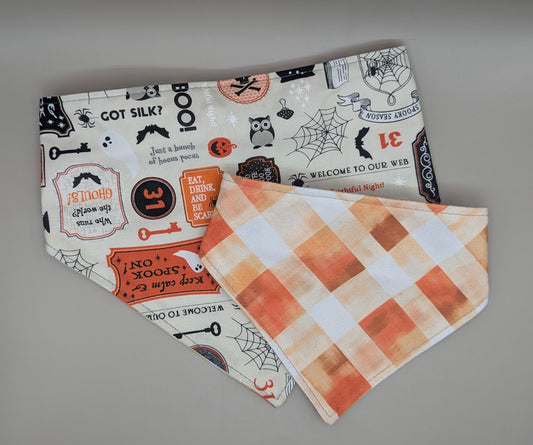 Tan Potions Scrunchie Bandana-Reversible