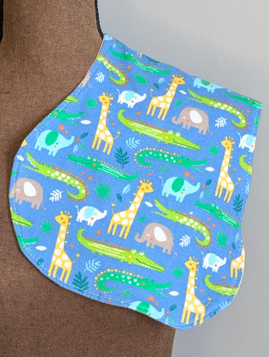 Safari Animals Burp Cloth