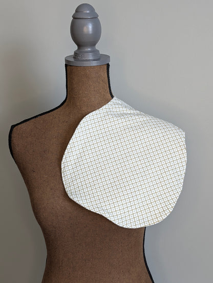 Floral Letters Burp Cloth