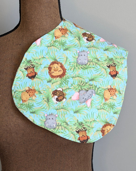 Safari Heads Burp Cloth