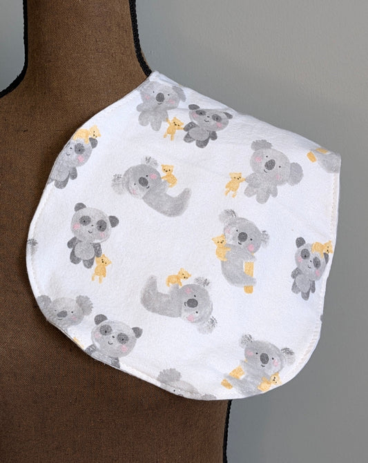 Grey Bears Burp Cloth