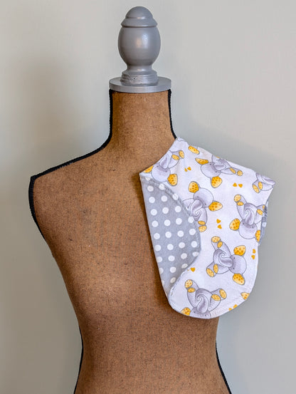 Cute Elephant Burp Cloth