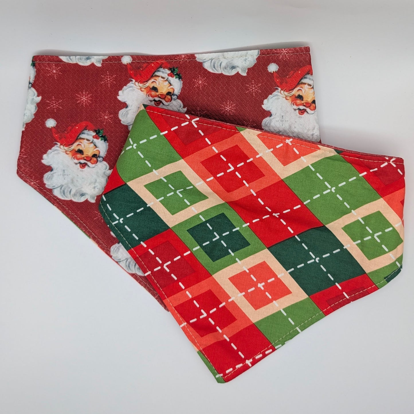Santa Plaid- Reversible