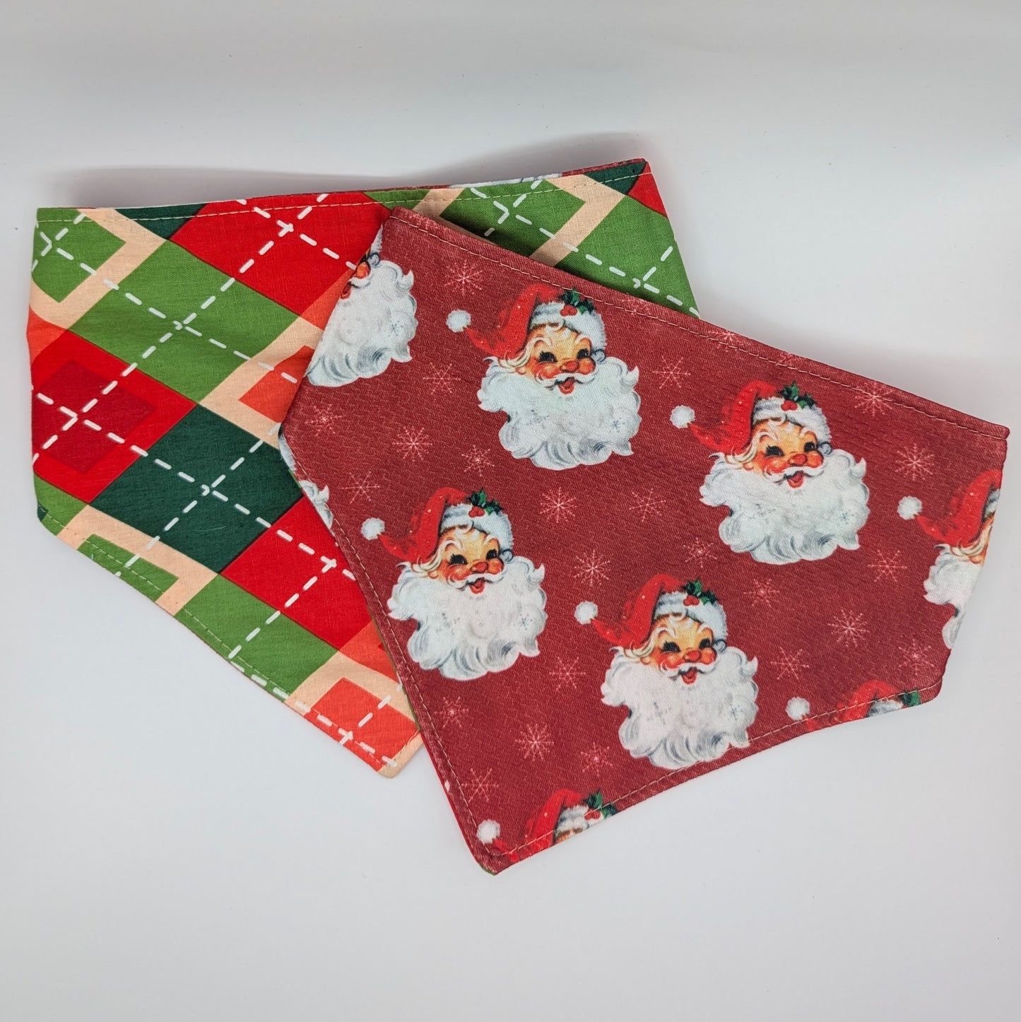 Santa Plaid- Reversible