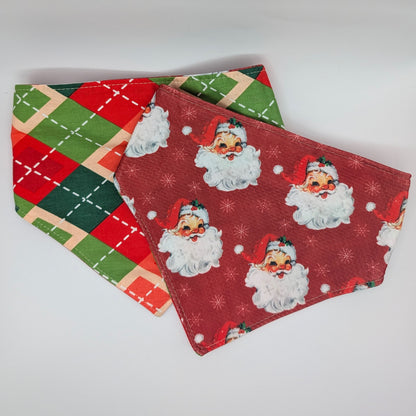 Santa Plaid- Reversible