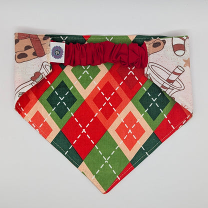 Milk and Cookies Scrunchie Bandana