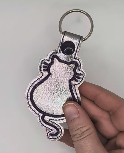Cat silhouette Keychains
