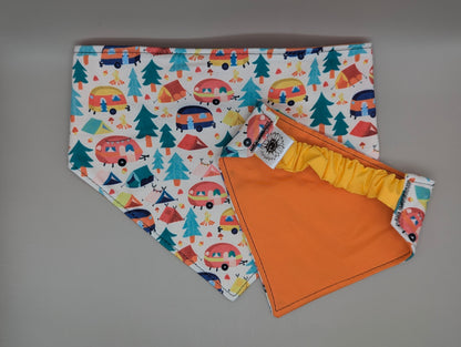 Happy Camper Scrunchie Pet Bandana