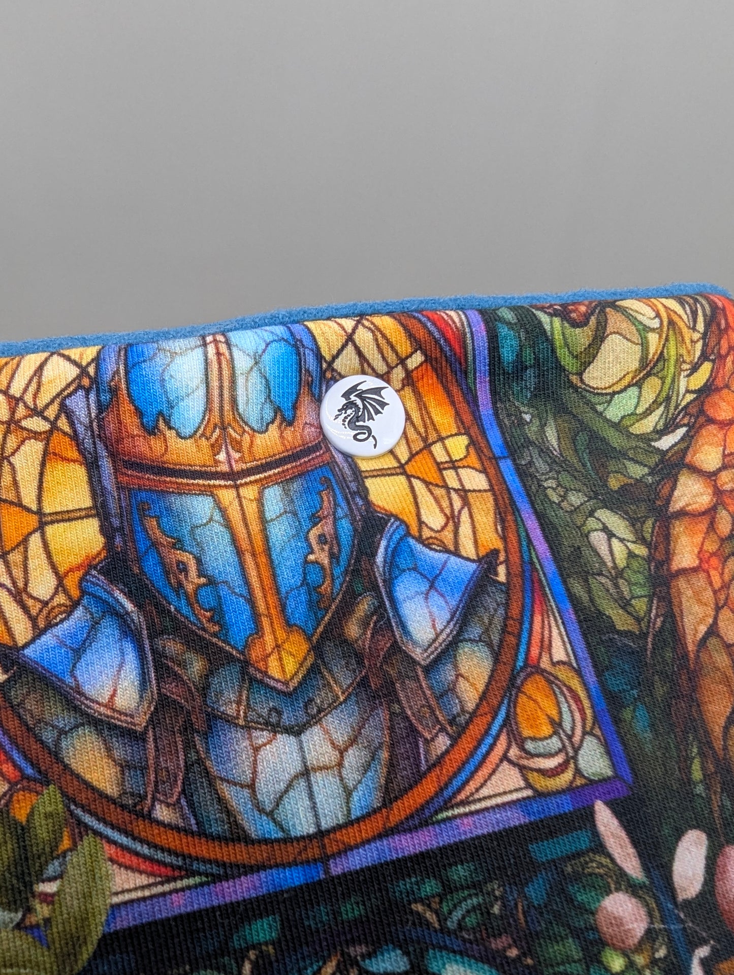 Stained Glass Dragon reader sleeve