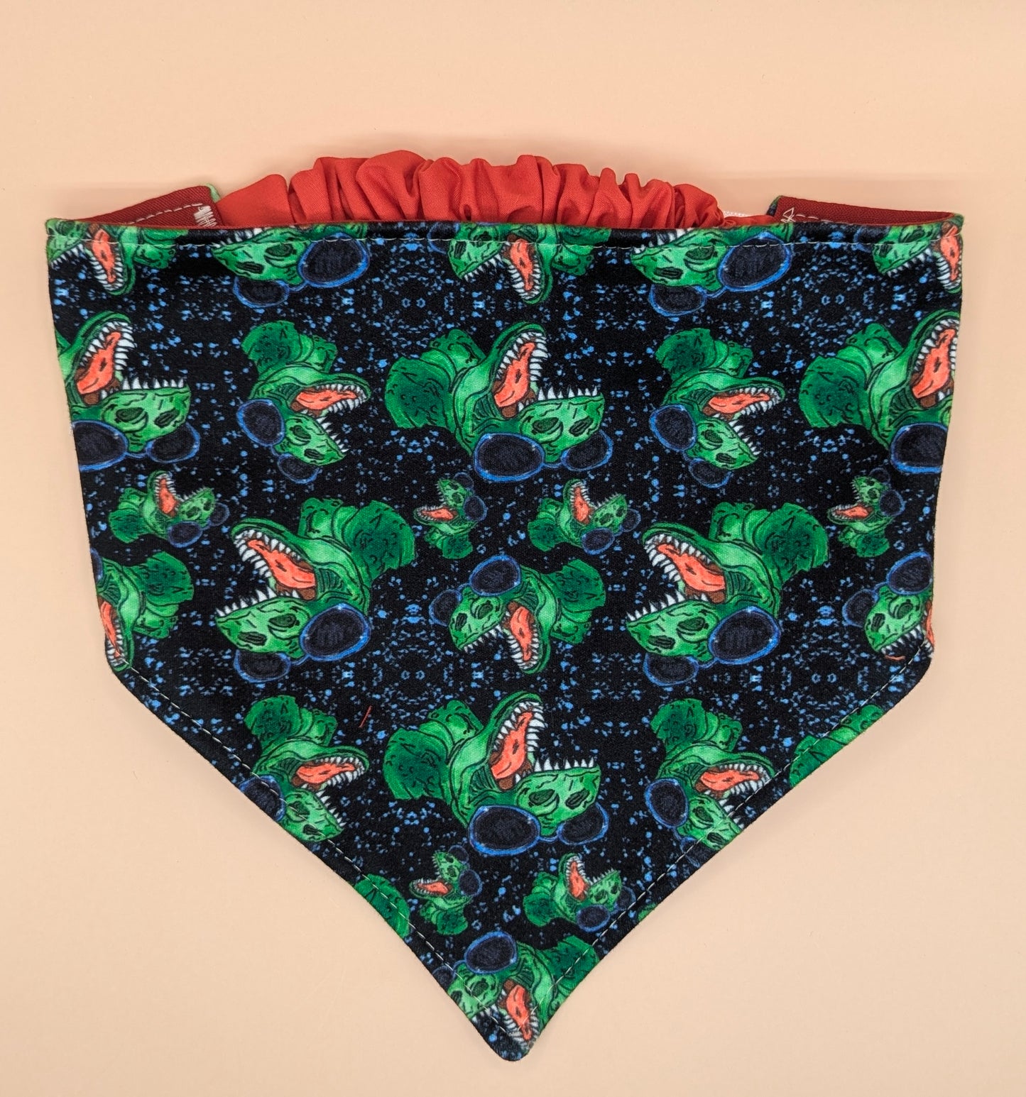 Cool Dino Scrunchie Pet Bandana