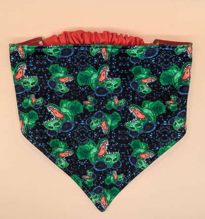 Cool Dino Scrunchie Pet Bandana