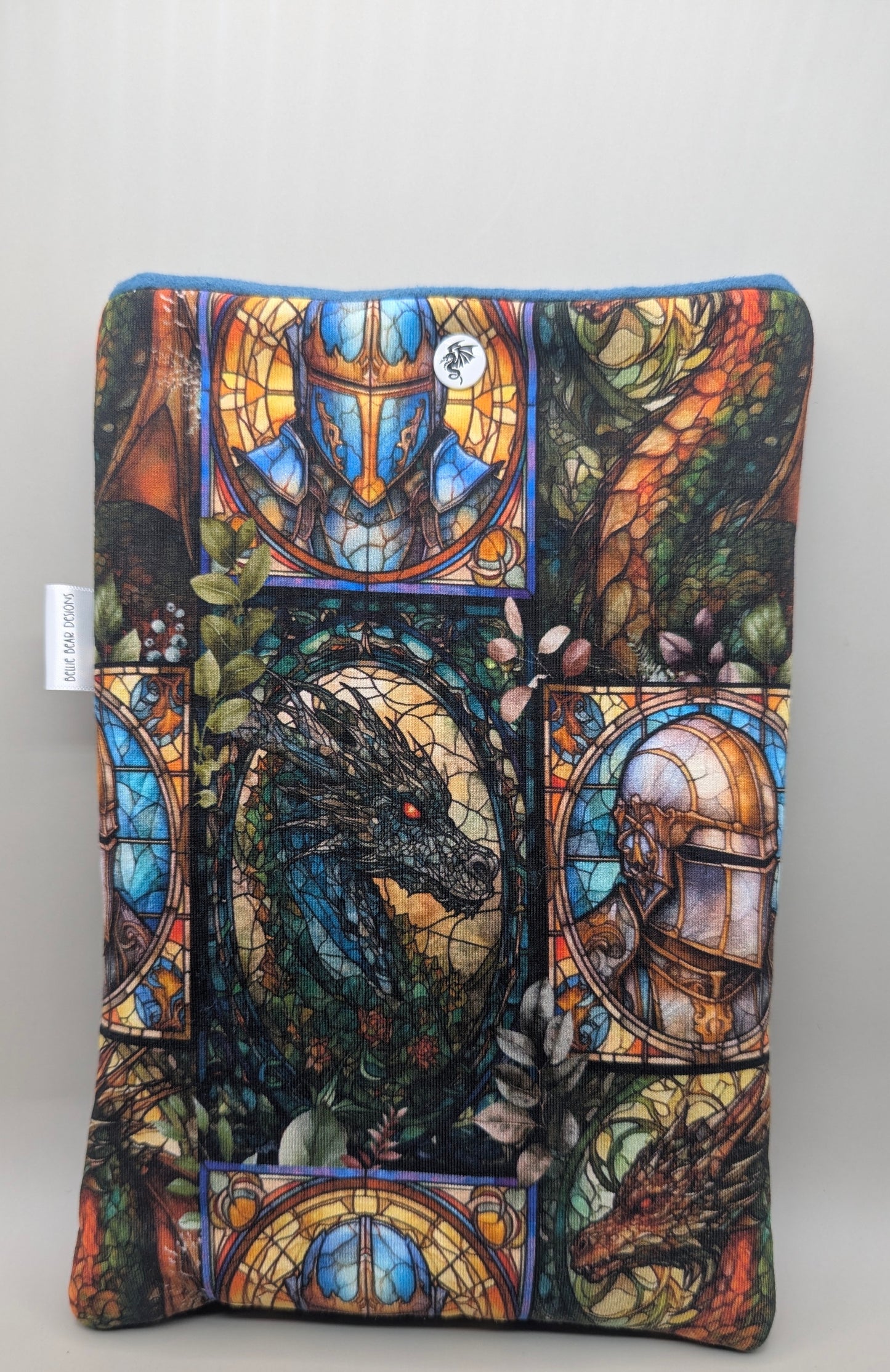 Stained Glass Dragon reader sleeve
