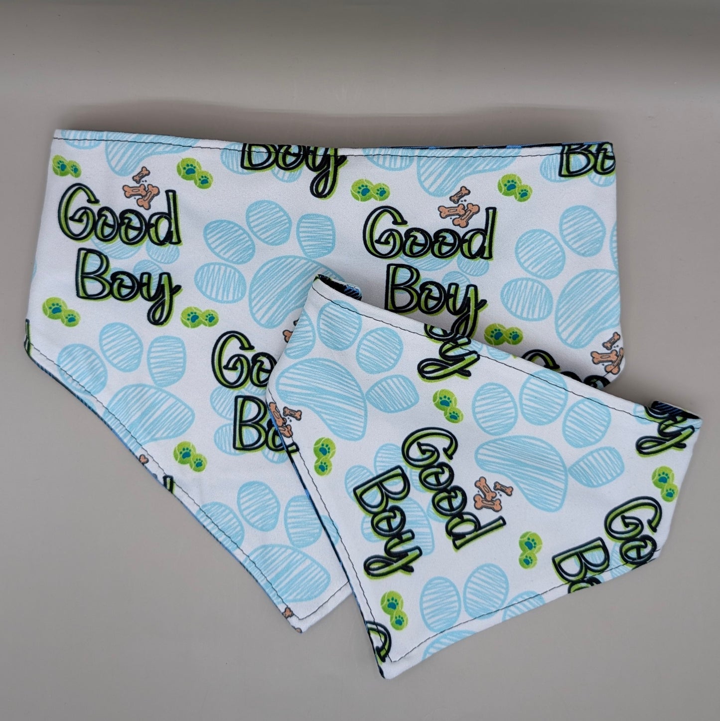 Reversible Scrunchie Bandana- Good Boy