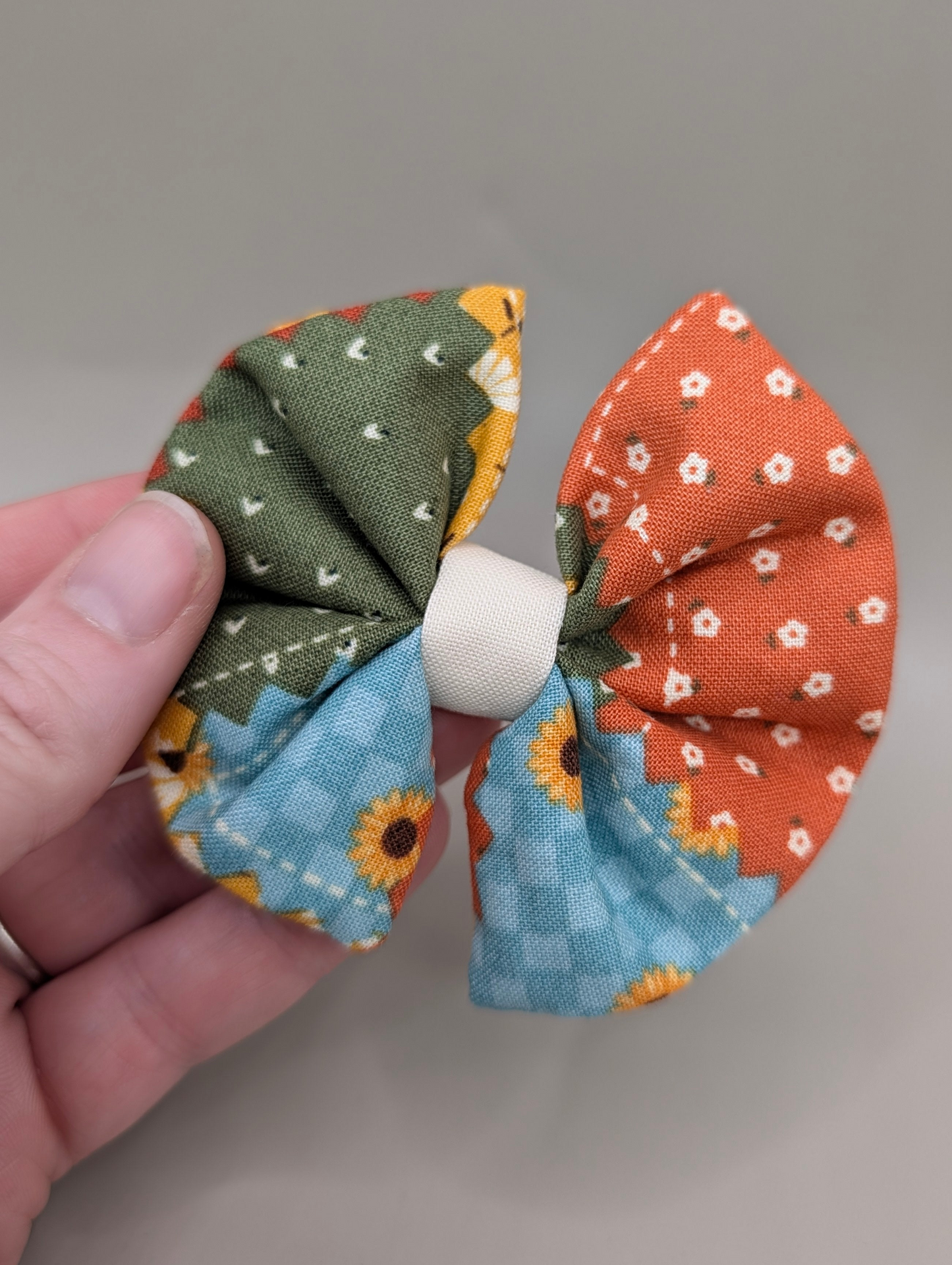 Bellie Bear Bows -Sunflower Plaid