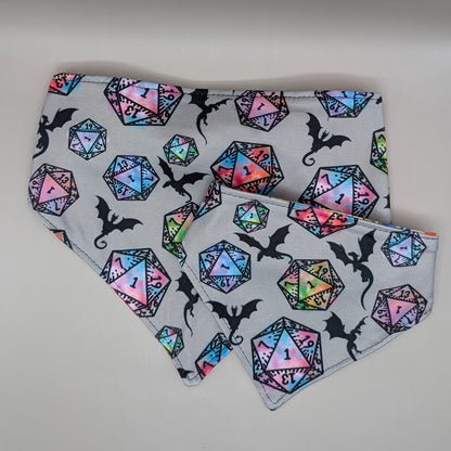 Reversible Scrunchie Bandana- Dice Game