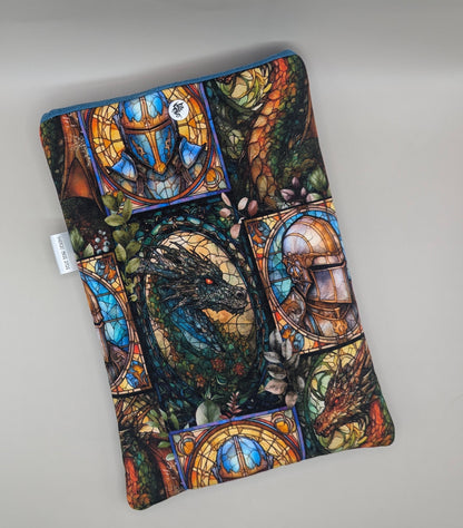 Stained Glass Dragon reader sleeve