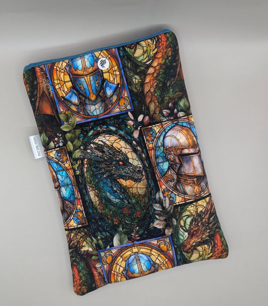 Stained Glass Dragon reader sleeve