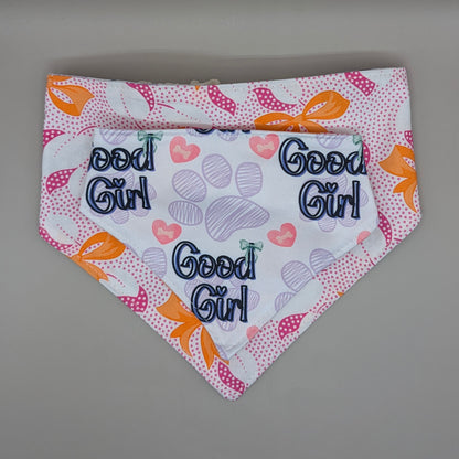 Reversible Scrunchie Bandana- Good Girl