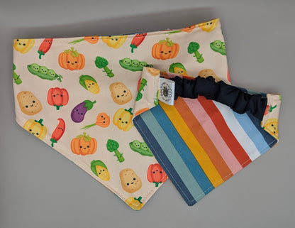 Farmers Market Scrunchie Bandana-reversible