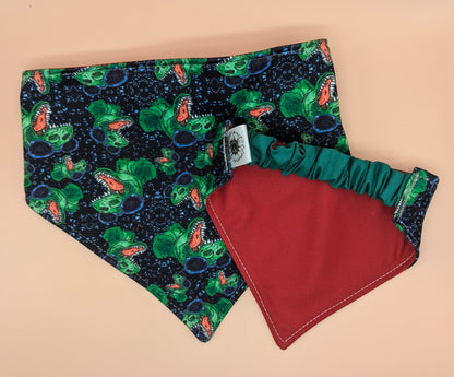 Cool Dino Scrunchie Pet Bandana