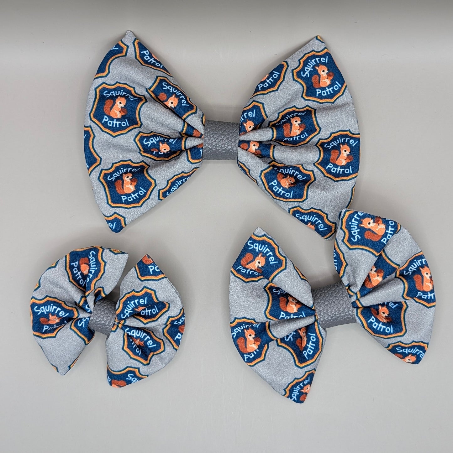 Bellie Bear Bows - Squirrel Patrol