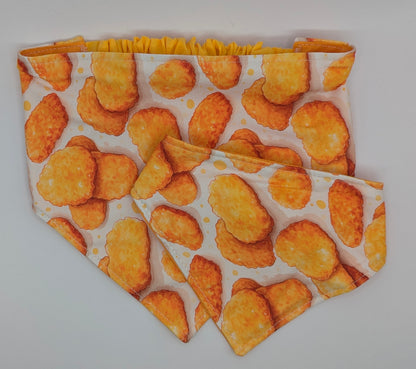 Chicken Nuggets Scrunchie Pet Bandana