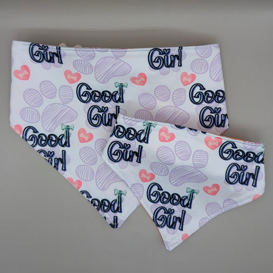 Reversible Scrunchie Bandana- Good Girl