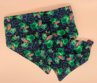 Cool Dino Scrunchie Pet Bandana