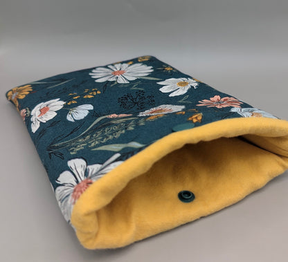 Green Floral reader sleeve