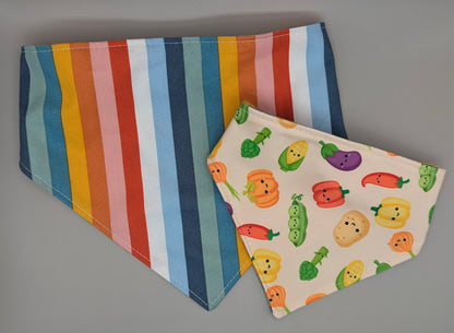 Farmers Market Scrunchie Bandana-reversible